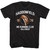 Halloween No Running Club Black T-Shirt