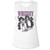 Whitney Houston Orchid Collage White Women's Muscle Tank Top T-Shirt