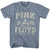 Pink Floyd PF Athletic Indigo Heather Adult T-Shirt