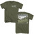 National Parks California Yosemite Military Green Adult T-Shirt