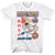 Street Fighter Round One Comic Wo White Adult T-Shirt