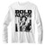 Jimi Hendrix Bold White Long Sleeve T-Shirt