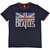 The Beatles Unisex Ringer T-Shirt Drop T Logo & Vintage Flag
