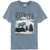National Parks Ranier Minimalist Landscape Blue Jean Comfort Color T-Shirt