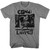 Cyndi Lauper Torn Note Dance Graphite Heather T-Shirt