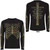 Cradle Of Filth Unisex Long Sleeve T-Shirt Skeleton (Back & Sleeve Print)