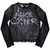 Alice Cooper Women's Long Sleeved Crop Top Dripping Logo (Mesh)