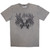 Def Leppard Unisex Stone Wash T-Shirt Tribal Skull Stone Wash