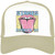 The Rolling Stones Unisex Mesh Back Cap America '89 Tour Map
