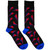 David Bowie Unisex Ankle Socks Flash Pattern