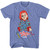 Chucky Child's Play Wanna Play Light Blue Heather T-Shirt