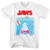 Jaws Retro Anime Style White T-Shirt
