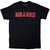 The Killers Unisex T-Shirt Tour '24 Red Logo (Black) (Ex-Tour)