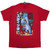 Disney Lilo & Stitch Unisex T-Shirt Japanese Stitch (Red)
