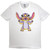 Disney Lilo & Stitch Unisex T-Shirt Purple Stitch (White)