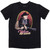 Willie Nelson Unisex Stone Wash T-Shirt Lasso Portrait (Black)
