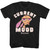 Ren and Stimpy Current Mood Black T-Shirt