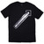 The Undertones Unisex T-Shirt Arrow Spray White (Black)