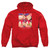 South Park Valentine's Day Kyle and Wendy Squares Pullover Hoodie Sweatshirt Red