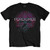 Foreigner Unisex T-Shirt Neon Guitar (Black)