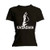Kasabian Women's T-Shirt Ultra Black (Black) (Skinny Fit)