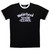 Motorhead Unisex Ringer T-Shirt 50 Years Text Lock Up Ringer (Black)