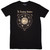 Smashing Pumpkins Women's T-Shirt Dress Celestial Sun (Black)