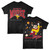 Mighty Mouse Space F/B Black T-Shirt