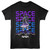 NASA Shuttle Line Art Black T-Shirt