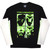 Type O Negative Unisex Layered Long Sleeve T-Shirt Faces (Black & White) (Sleeve Print)
