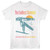 Bruce Brown Films Sunset and Teal White T-Shirt