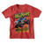 Bigfoot Mayhem Monster Red Heather Youth T-Shirt
