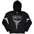 Nirvana Unisex Zipped Hoodie Sweatshirt In Utero Mono (Charcoal Grey)