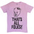 Looney Tunes Unisex T-Shirt That's All Folks (Purple)