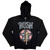 Rush Unisex Zipped Hoodie Sweatshirt Starman (Black)