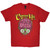 Cypress Hill Unisex T-Shirt Insane In The Brain (Red)