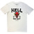 Stranger Things Unisex T-Shirt Hell Can Wait (White)