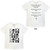 Black Veil Brides Unisex T-Shirt Skulls (White) (Back Print)
