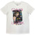 Cyndi Lauper Unisex T-Shirt Singing (White)