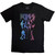 Kiss Unisex T-Shirt Purple Band (Black)