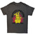 Scooby Doo Unisex T-Shirt Mystery Machine Flames (Charcoal Grey)
