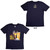 Monty Python Unisex T-Shirt Holy Grail Golden Ale (Navy Blue) (Back Print)