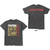 System Of A Down Unisex T-Shirt Toxicity Stack (Charcoal Grey) (Back Print)