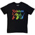 Rainbow Unisex T-Shirt Three Richies (Black)