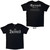 The Damned Unisex T-Shirt Distressed Logo EU Tour Summer 24 (Black) (Back Print) (Ex-Tour)