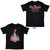 The Damned Unisex T-Shirt Skeleton/Rebellion Festival 25 (Black) (Back Print) (Ex-Tour)