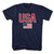 USA Collection Patriotic Design Navy T-Shirt