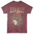 National Parks Skull Scorchin Hot Vintage Maroon Heather T-Shirt