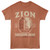 National Parks Zion Utah 1919 Rust Heather T-Shirt