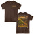 National Parks Joshua Tree Scene F B Dark Chocolate T-Shirt